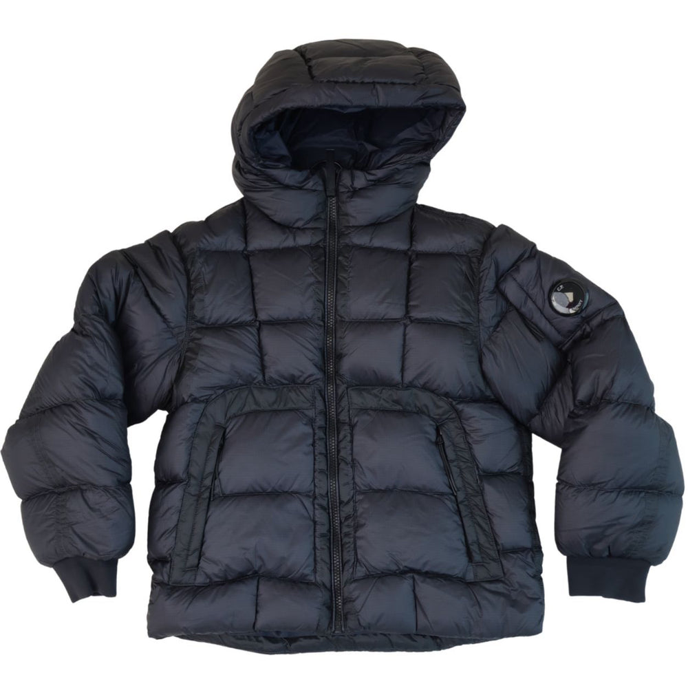 Køb C.P. Company Total Eclipse Blue Feather Jakke