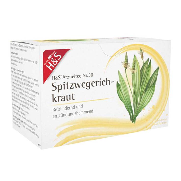 H&S Spitzwegerichkraut Filterbeutel, 20X1.5 g