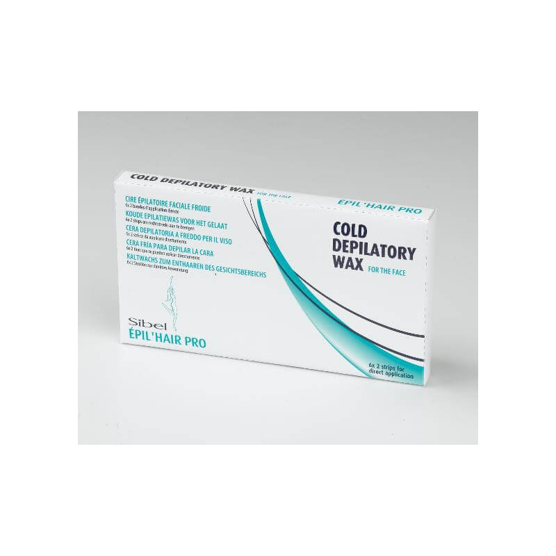 Paquet 12 Bandes Cire Froide Visage Sibel