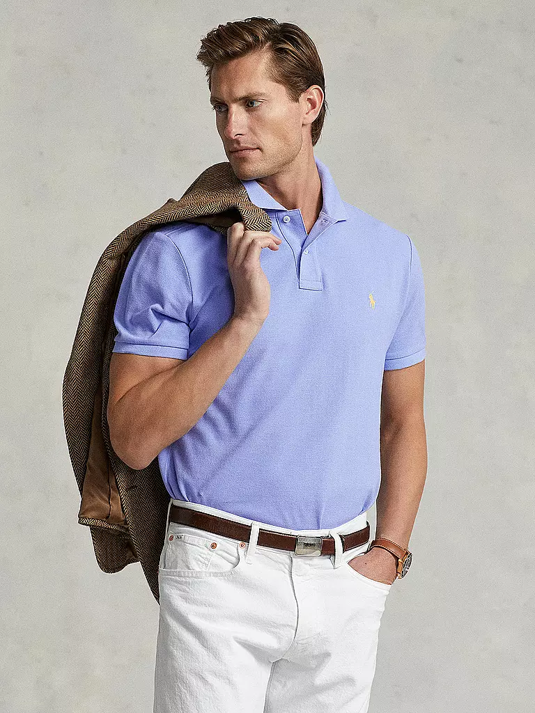 POLO RALPH LAUREN Poloshirt Slim Fit hellblau