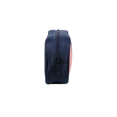 Trousse rectangulaire Cybel - 1 compartiment - bleu/velours - Bagtrotter