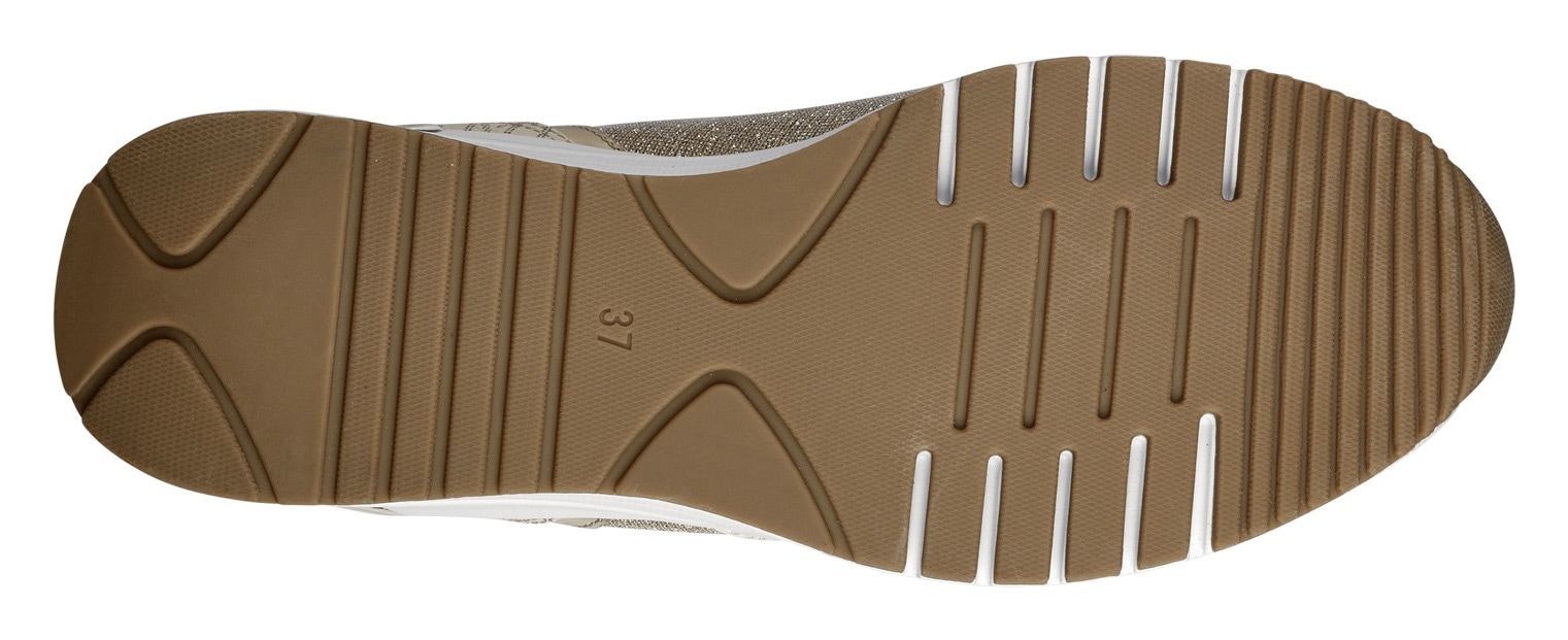 MARCO TOZZI Keilsneaker  , Freizeitschuh, Halbschuh, Schnürschuh in veganer Verarbeitung
