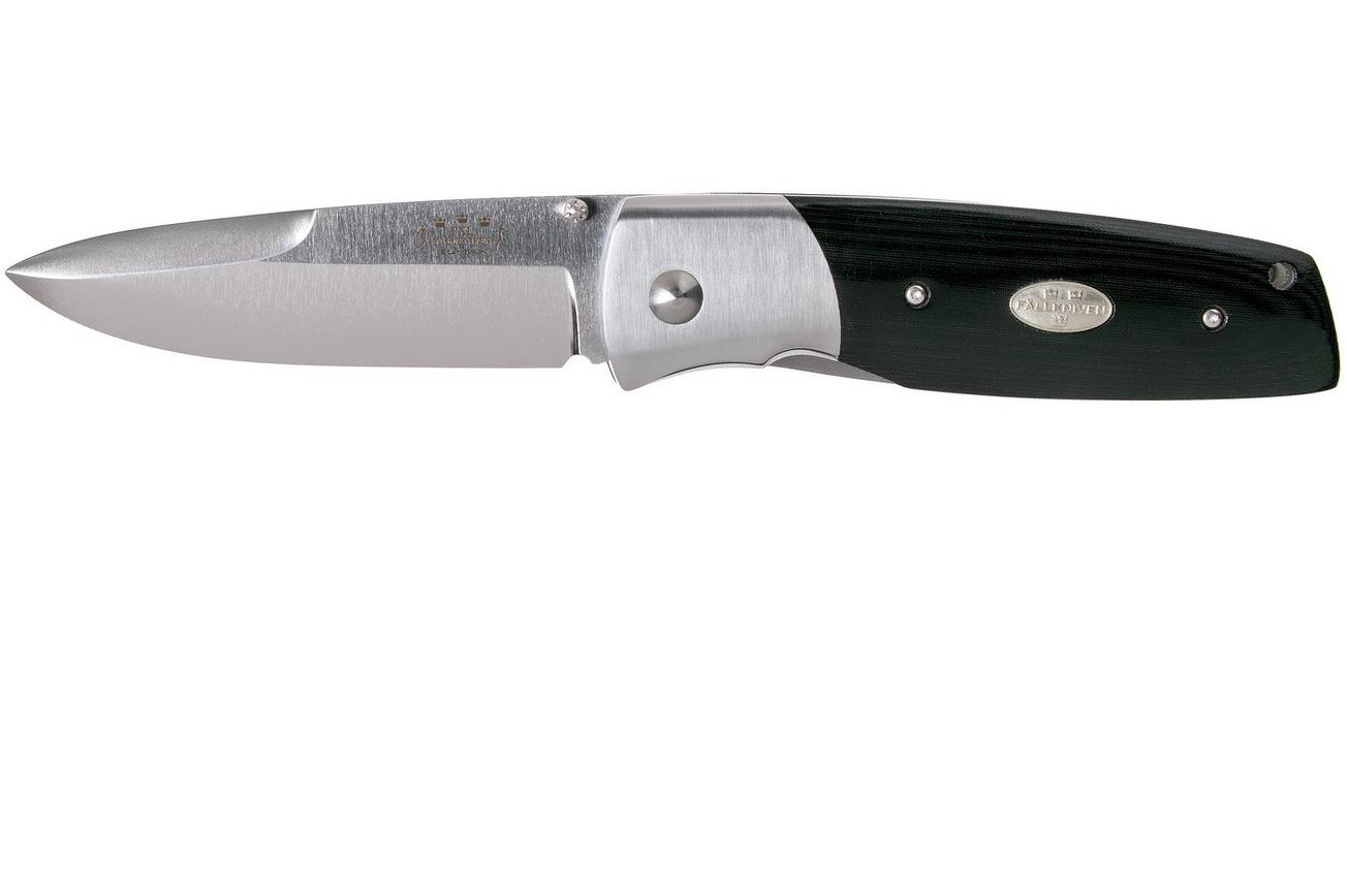 Fällkniven PXL Black Micarta PXLbm Elmax, Convex zakmes