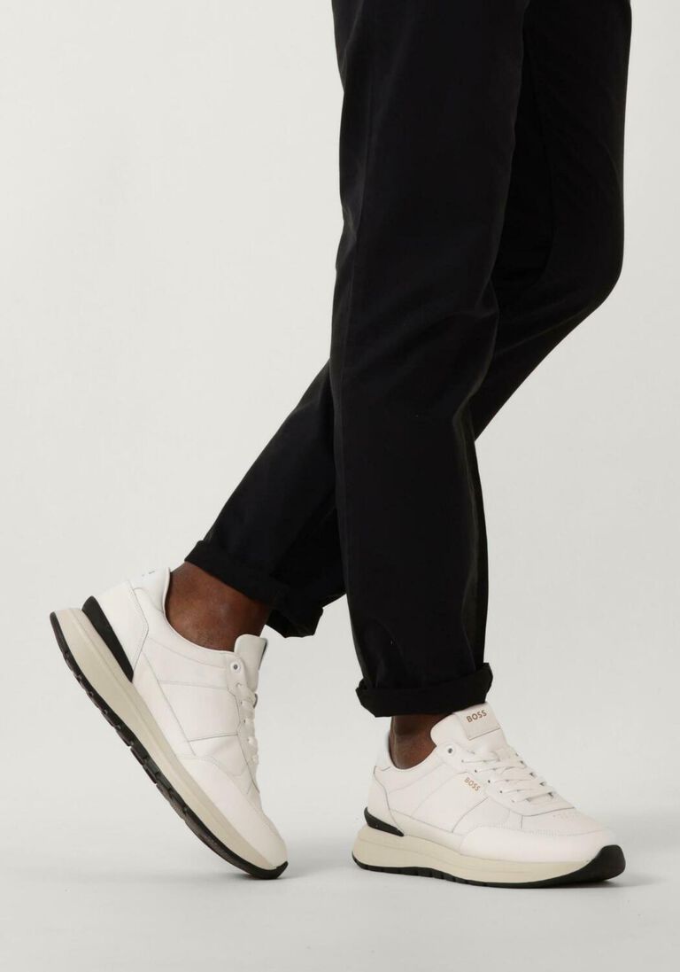 BOSS witte boss lage sneakers jace runn