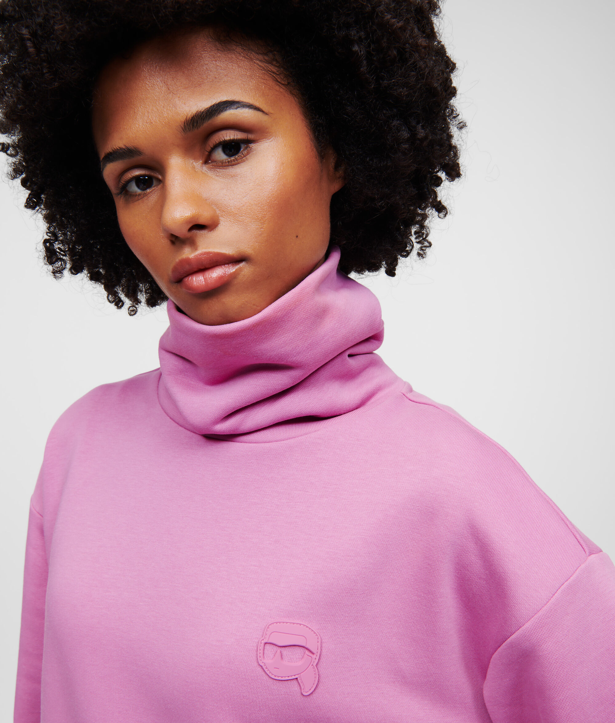 SWEAT-SHIRT COL MONTANT KARL IKONIK