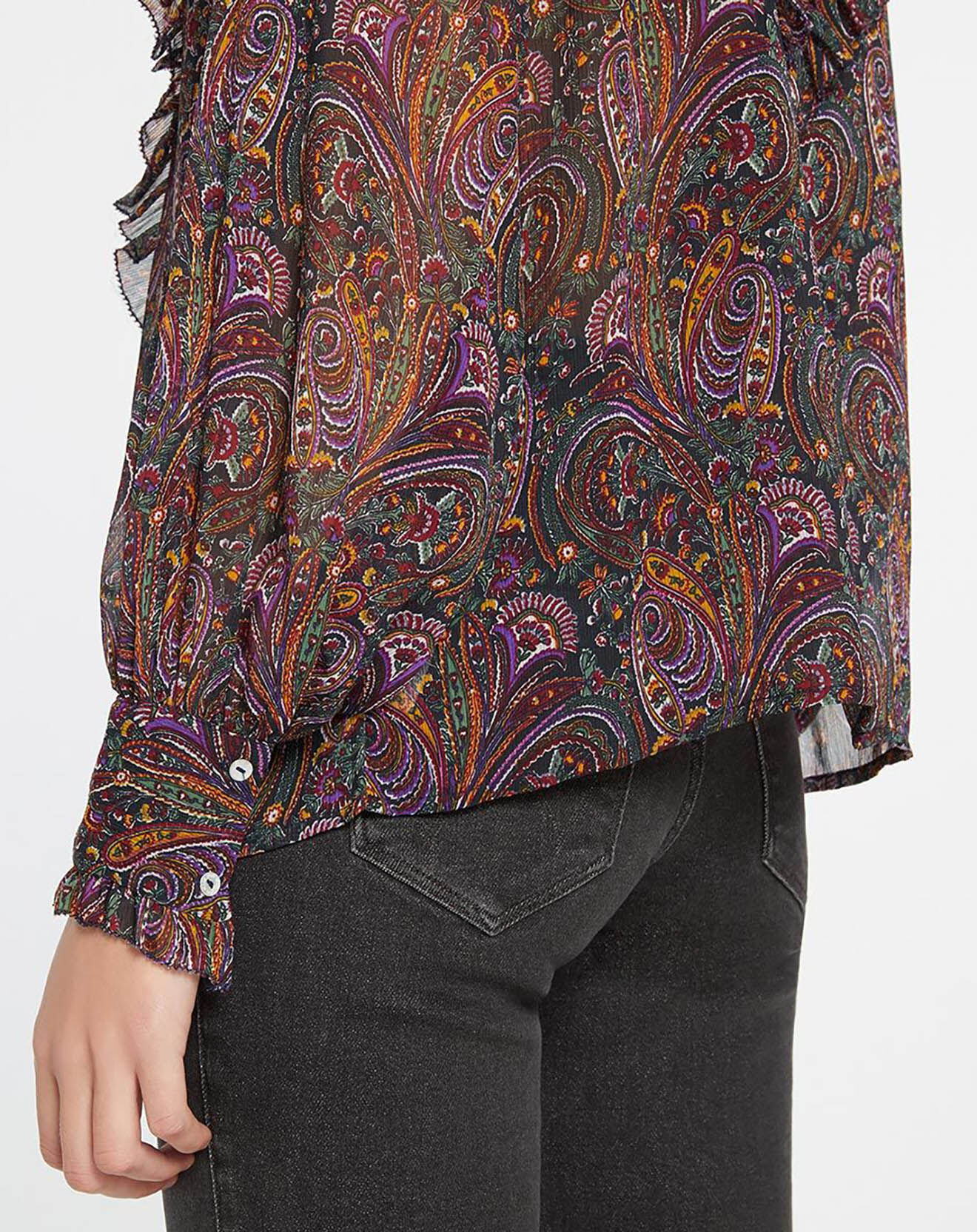 Pepe Jeans Blouse imprimée Cachemire multicolore