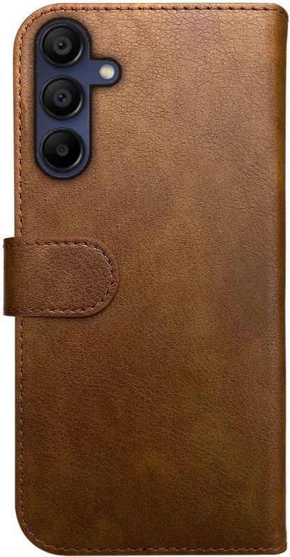 Rosso Element Samsung Galaxy A15 Hoesje Book Case Wallet Bruin