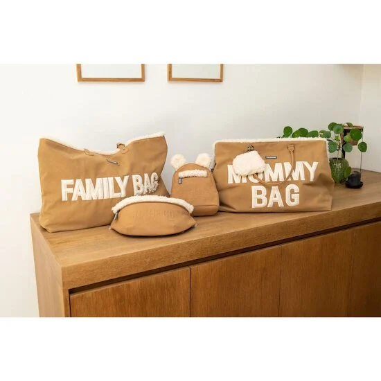 Sac à langer Family Bag   Daim        de               Childhome