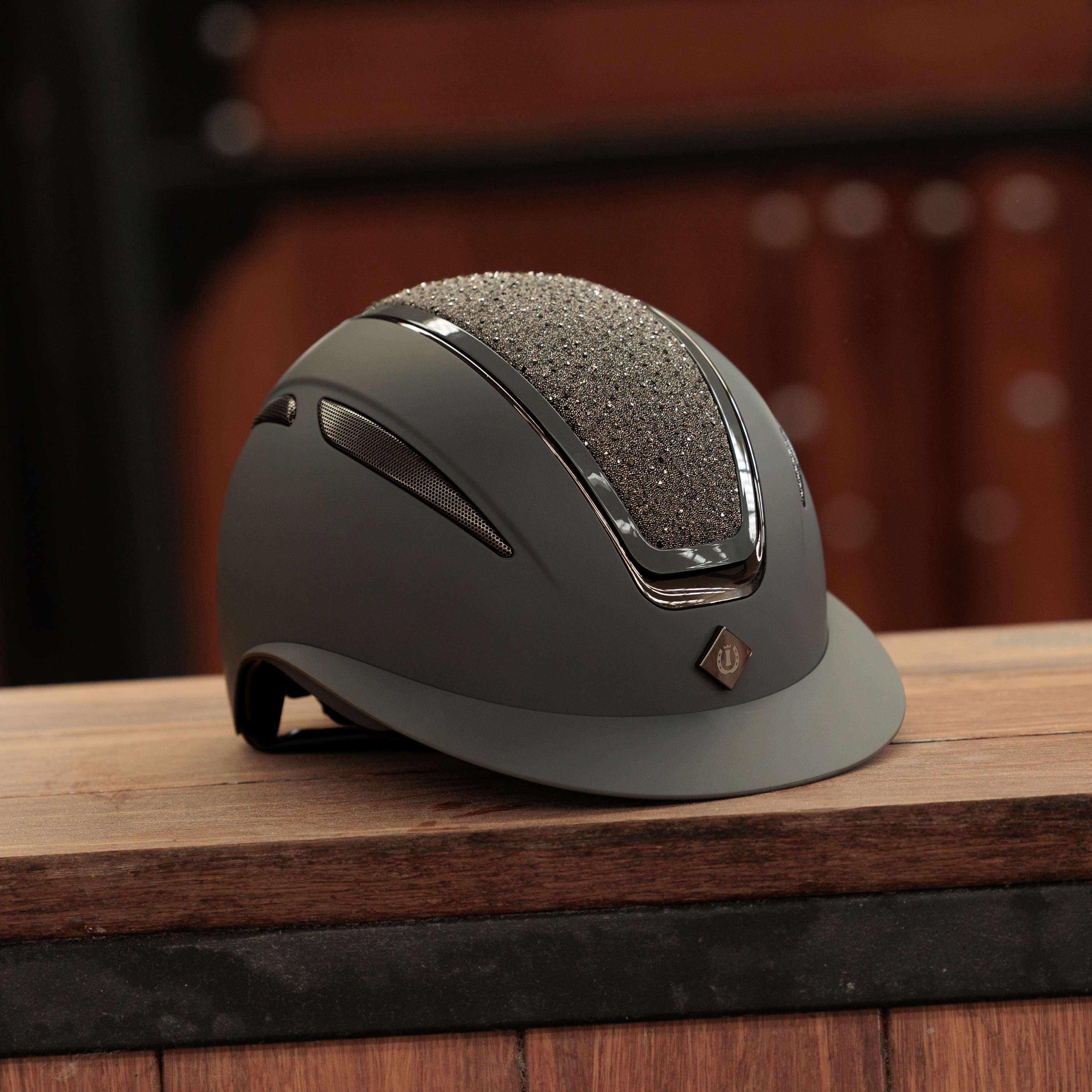 Imperial Riding Cap IRHOlania Deluxe Big Visor Grijs