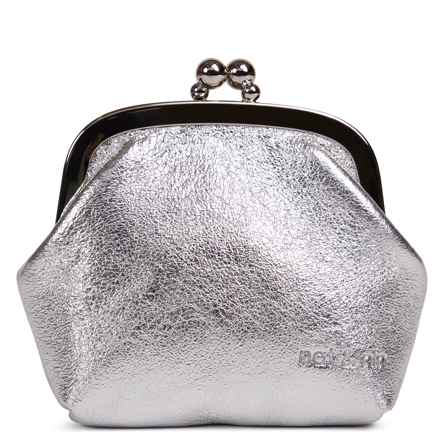 BIBI - Porte-monnaie en cuir | Gris