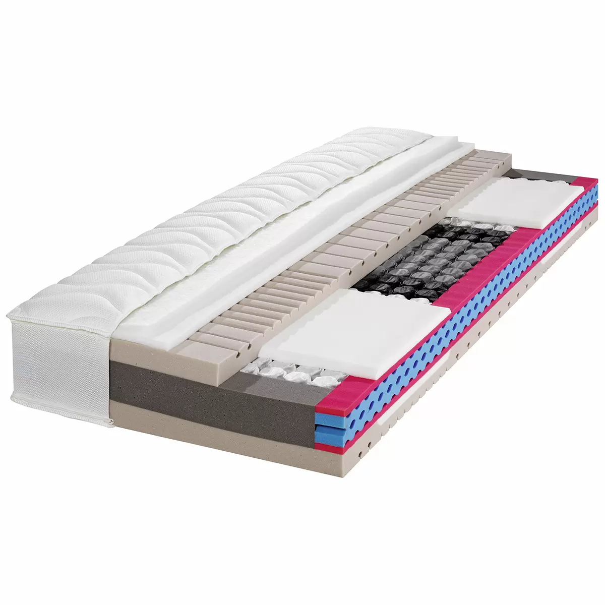 Matratze Royal Bex Dura 180x200 weiss