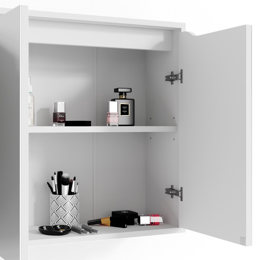 Vicco Badmöbel Set Badezimmermöbel Ruben Spiegelschrank Waschtisch Hochschrank