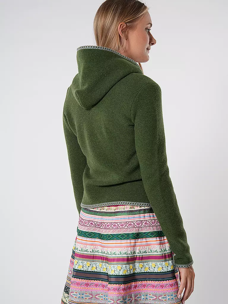 STAPF Trachtenstrickjacke MALWINE dunkelgrün