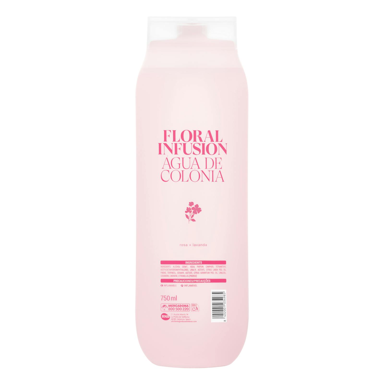 Eau de Cologne à l'infusion florale Deliplus