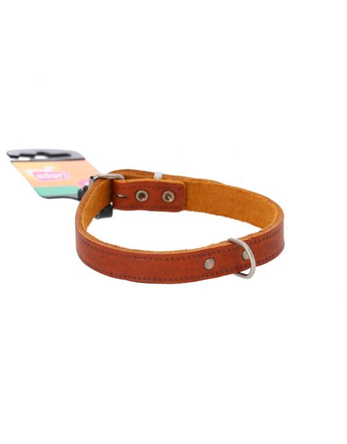 Adori Halsband Vetleder Met Print Cognac - Hondenhalsband