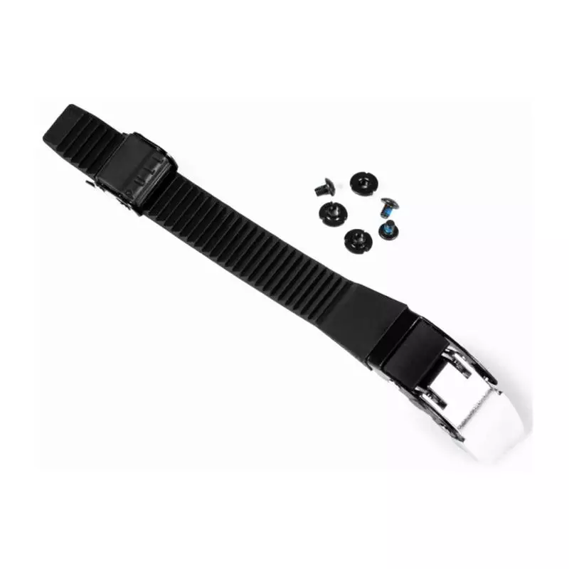 Boucle de serrage roller en ligne POWERSLIDE Classic Buckle, 22cm incl. Hardware, silver LEFT