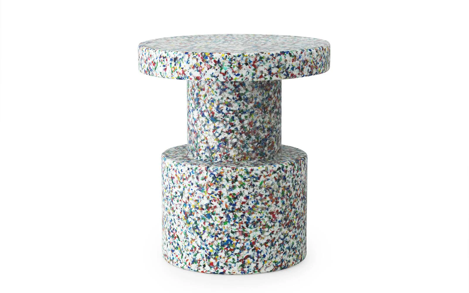 Normann Copenhagen  Bit skammel - hvid multi