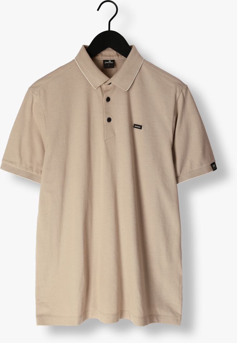 VANGUARD beige vanguard polo short sleeve polo pique waffle structure