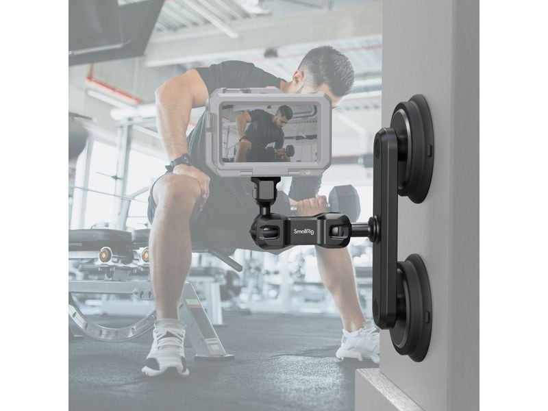 Smallrig Saugnapfhalterung Dual Magnetic Saugnapf-Halterungsset für Action-Kameras
