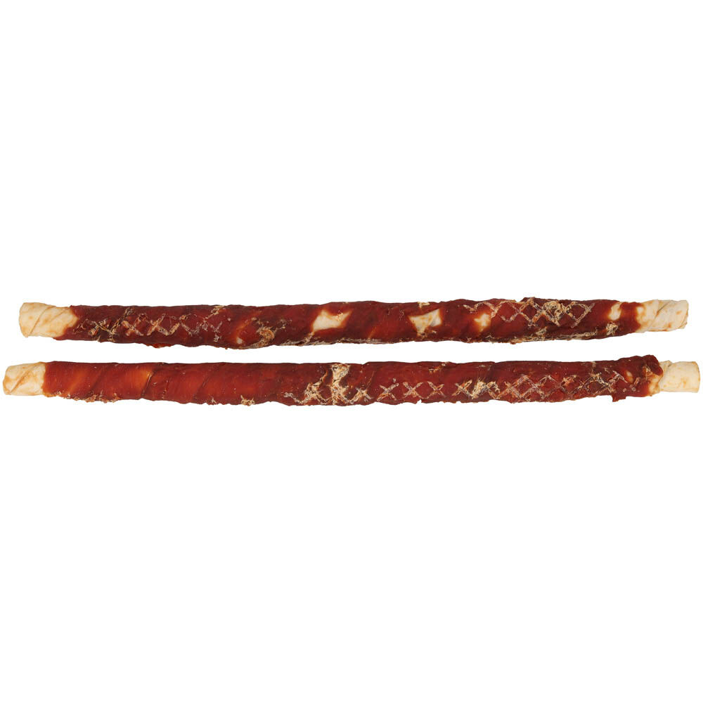 Welkoop - Kauwstaaf Twist - Extra Eendsmaak - 2 Stuks - rund