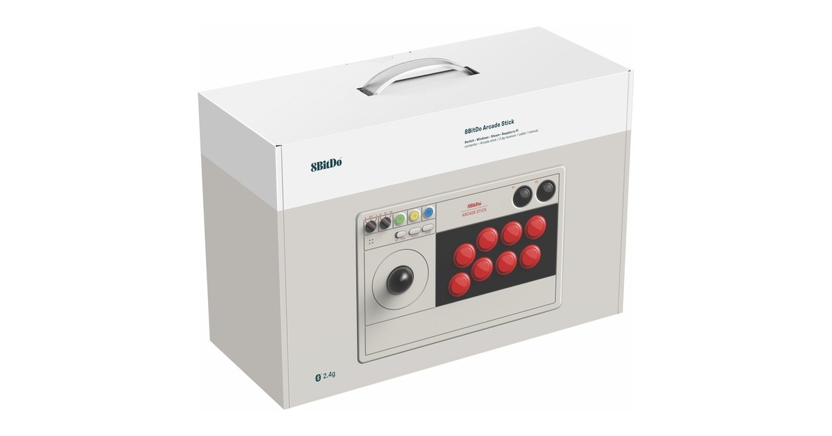 8BitDoArcade Stick gamepad  (Grijs)