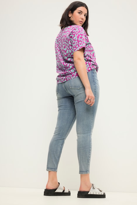Skinny Jeans, 5-Pocket, Used-Optik
