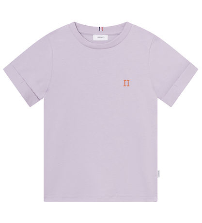 Les Deux T-shirt - N?rregaard - Light Orchid/Orange
