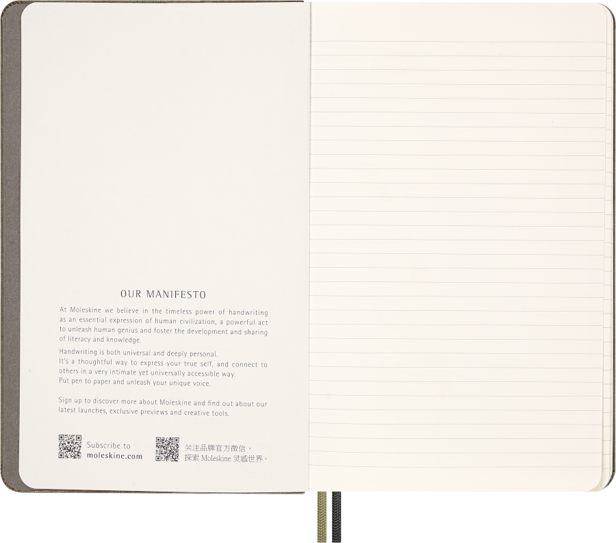 Year of the Snake Notebook Large, Ruled, Hard Cover & Gift Box - Flowers