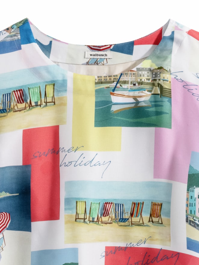 T-Shirt-Bluse Sommerleicht