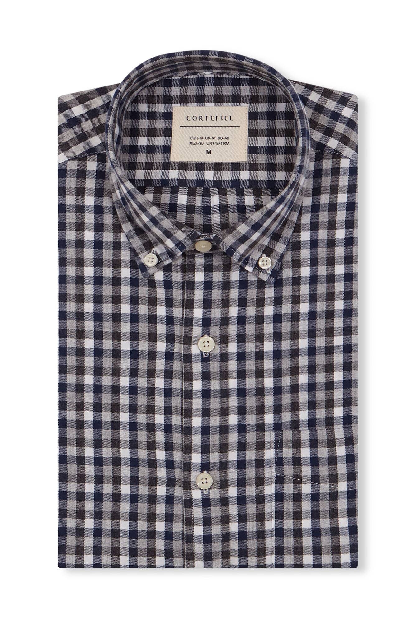 camisa de sarja xadrez