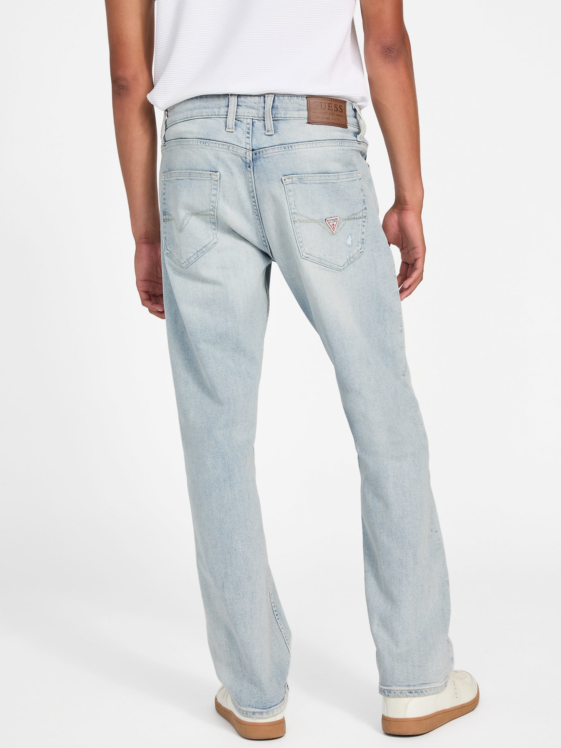 Calça jeans reta Eco Mason de corte regular