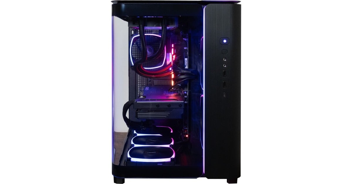 ALTERNATEThunderstorm Pro Ryzen 7 9800X3D – RX 7900 XTX gaming pc  (Zwart | R7 9800X3D | RX 7900 XTX | 32 GB | 2 TB SSD)