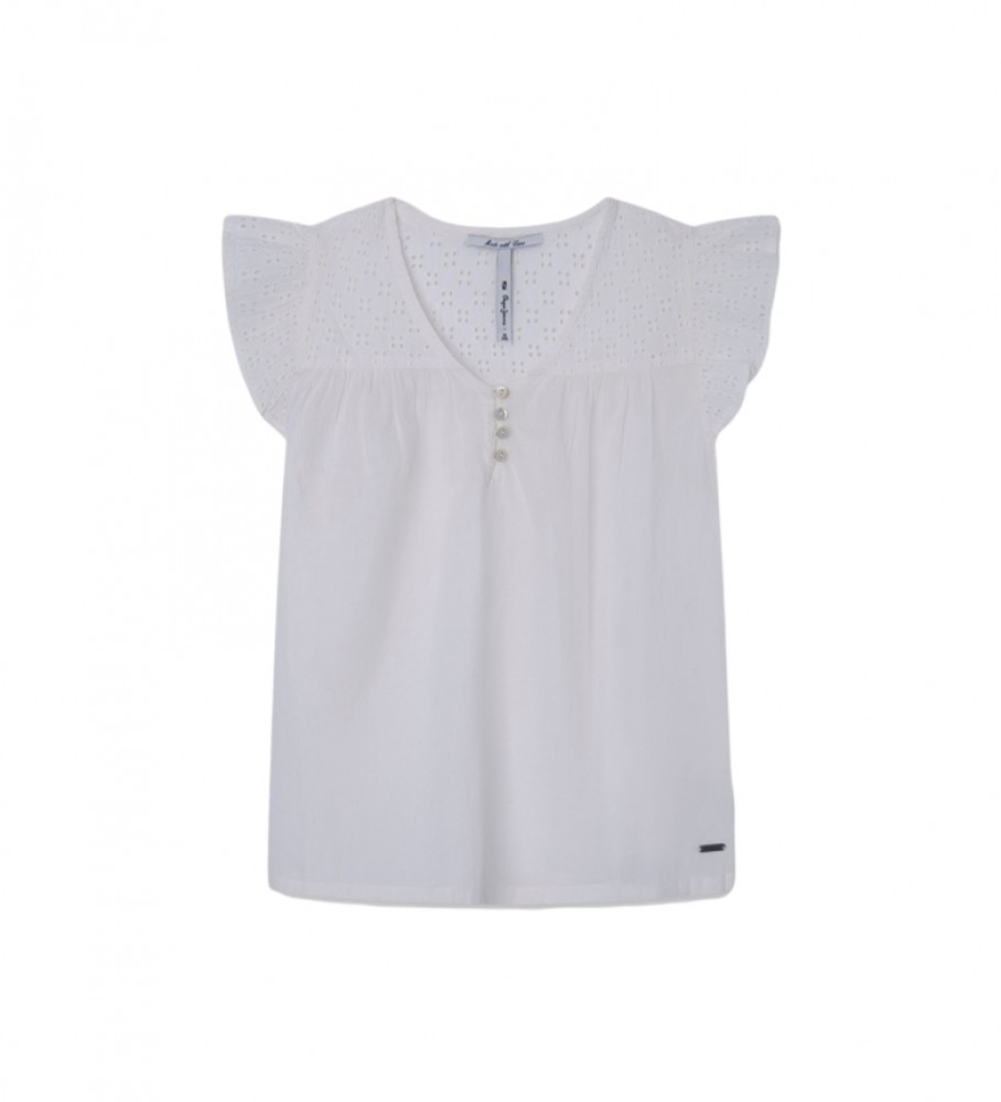 Blusa Hilary da Pepe Jeans, branca