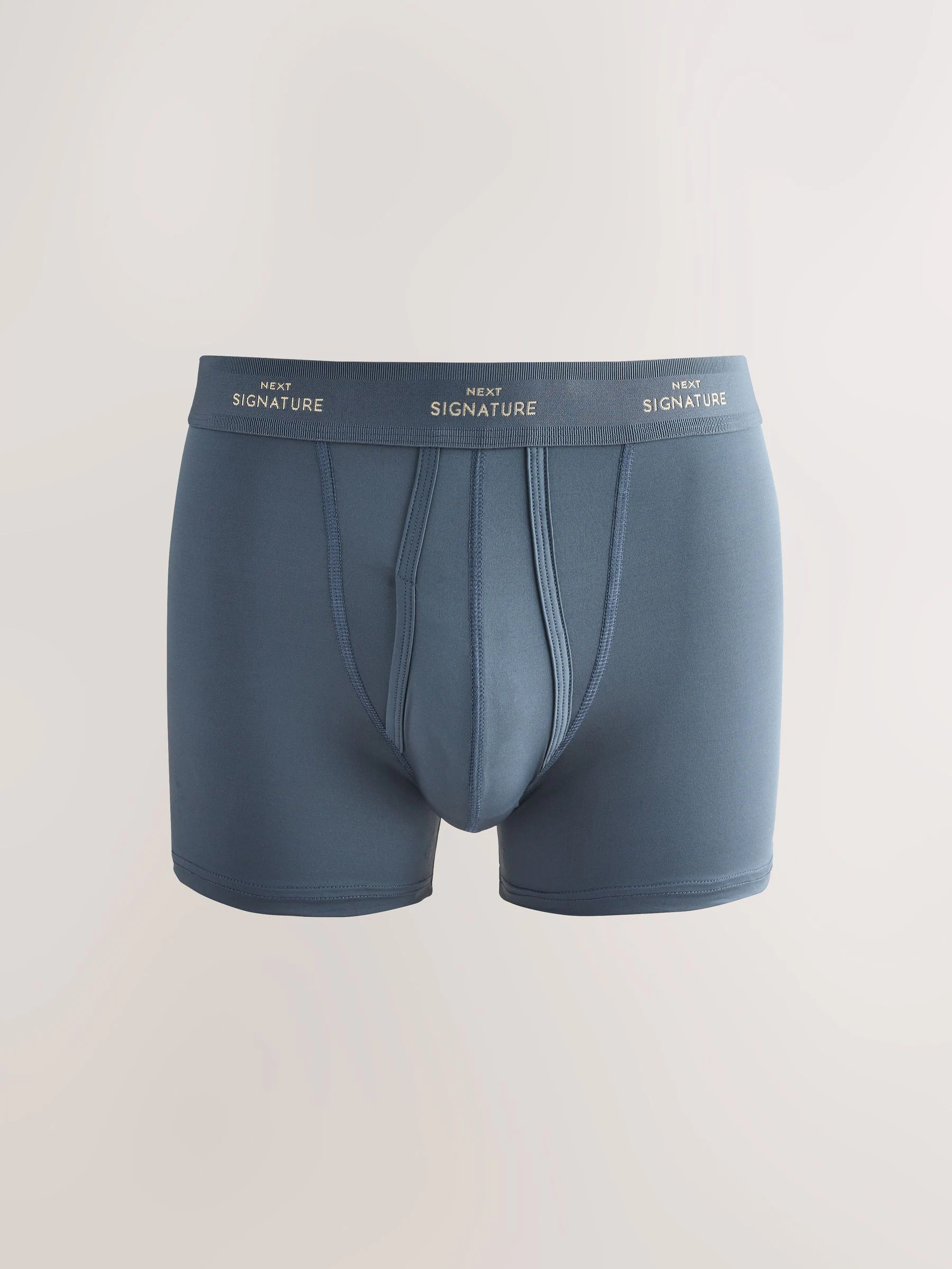 Blauw/groen/neutraal - Verpakking van 4 - Signature boxershorts
