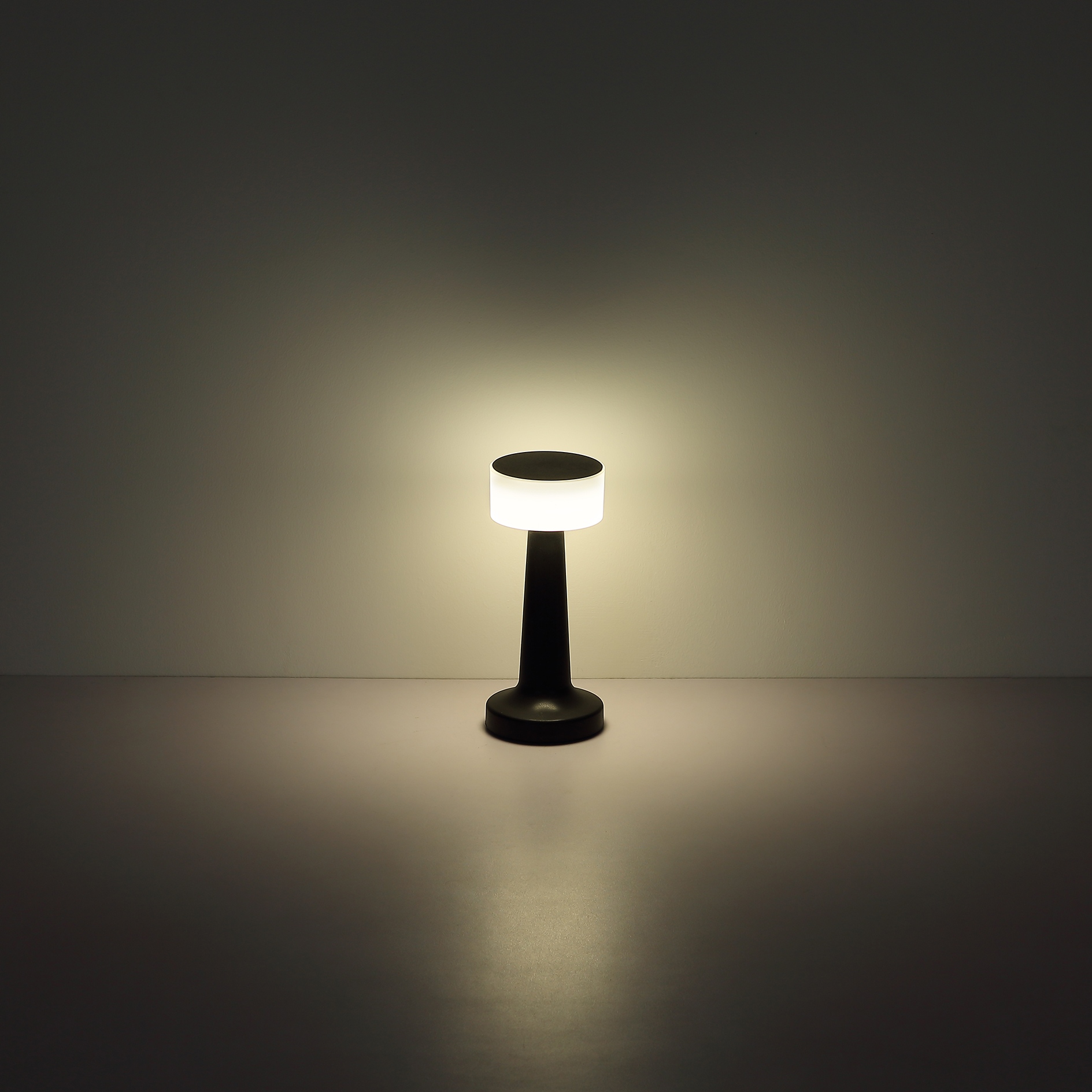 LED-Touch-Tischleuchte - schwarz-weiß - dimmbar