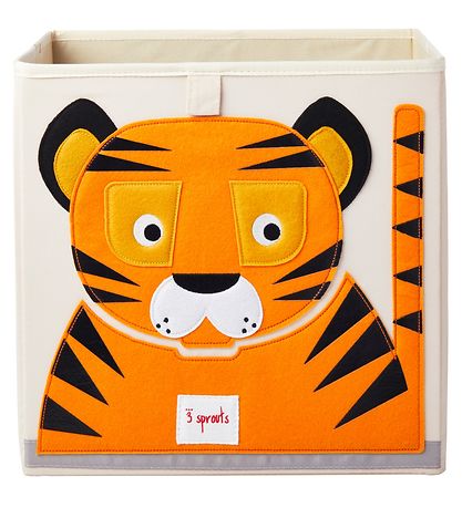 3 Sprouts Aufbewahrungsbox - 33x33x33 - Tiger