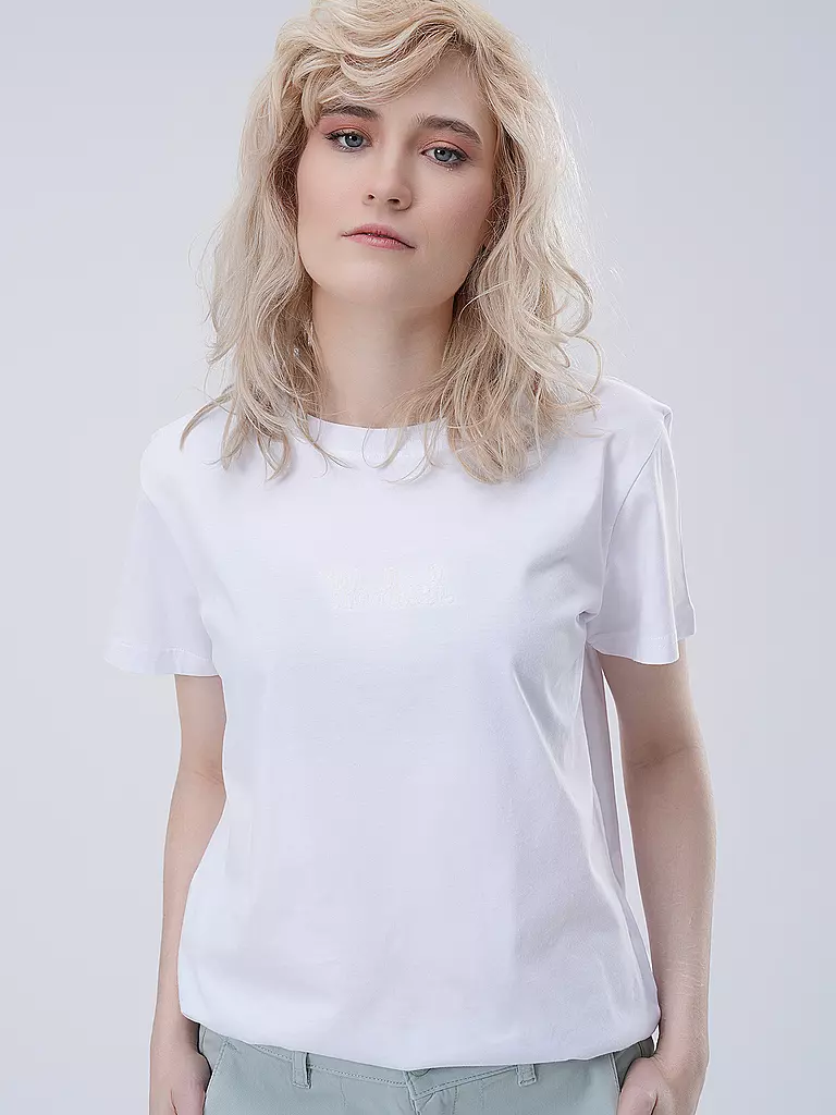 WOOLRICH T-Shirt weiss