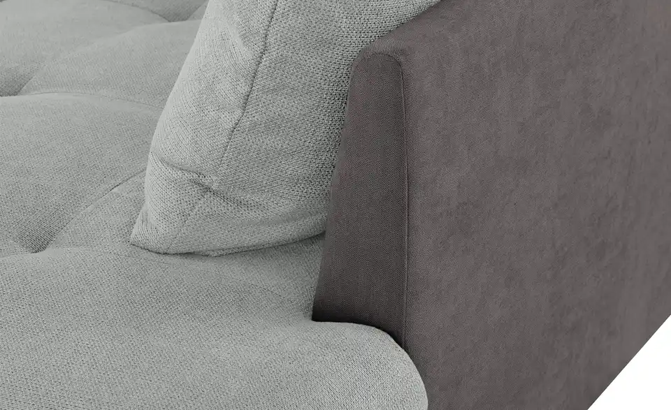 Ecksofa Krissy Grau, Anthrazit rechts