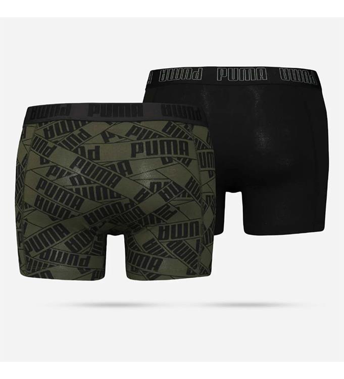 PUMA Men Print Boxer 2P