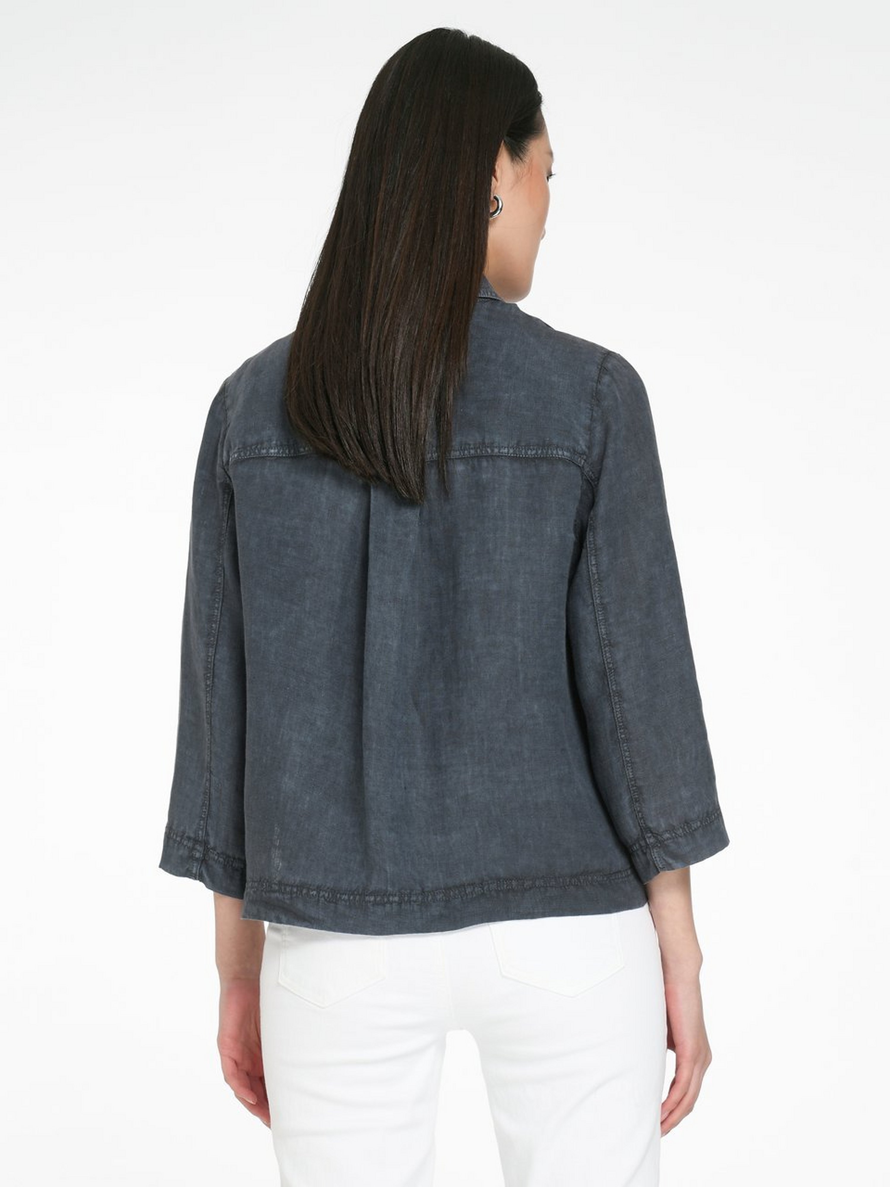 Bluse aus 100% Leinen