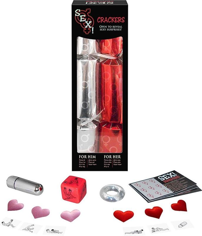 Kheper Games Sex Crackers - Erotische Geschenkset - Voor Hem & Haar - (en Es Fr De Ru Por Nl Cz)