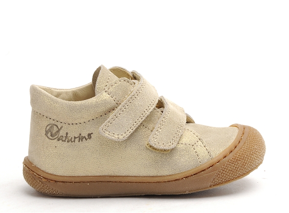 Naturino boots bottine bebe cocoon vlsuede glitter or