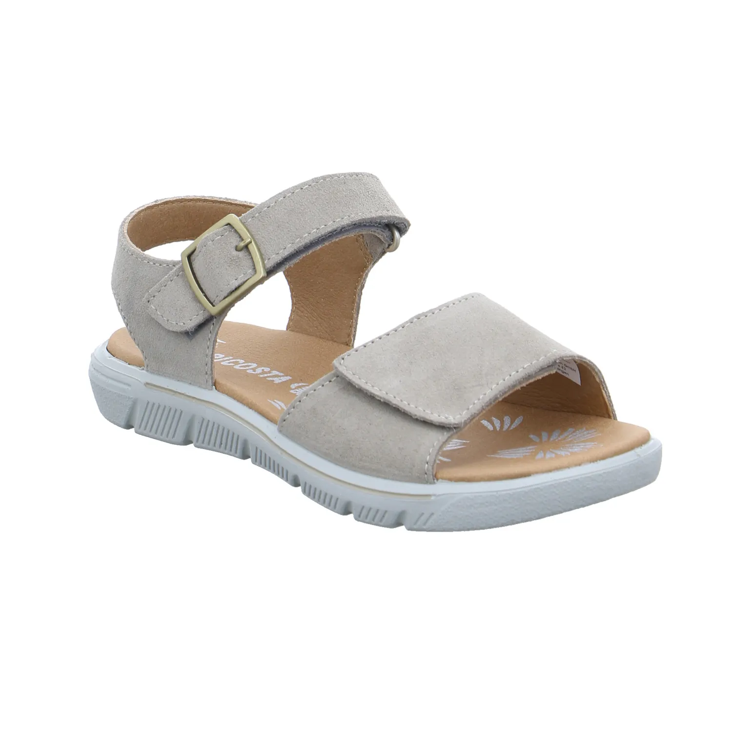 RICOSTA Mädchen-Sandale Beige Leder  Sommerschuh