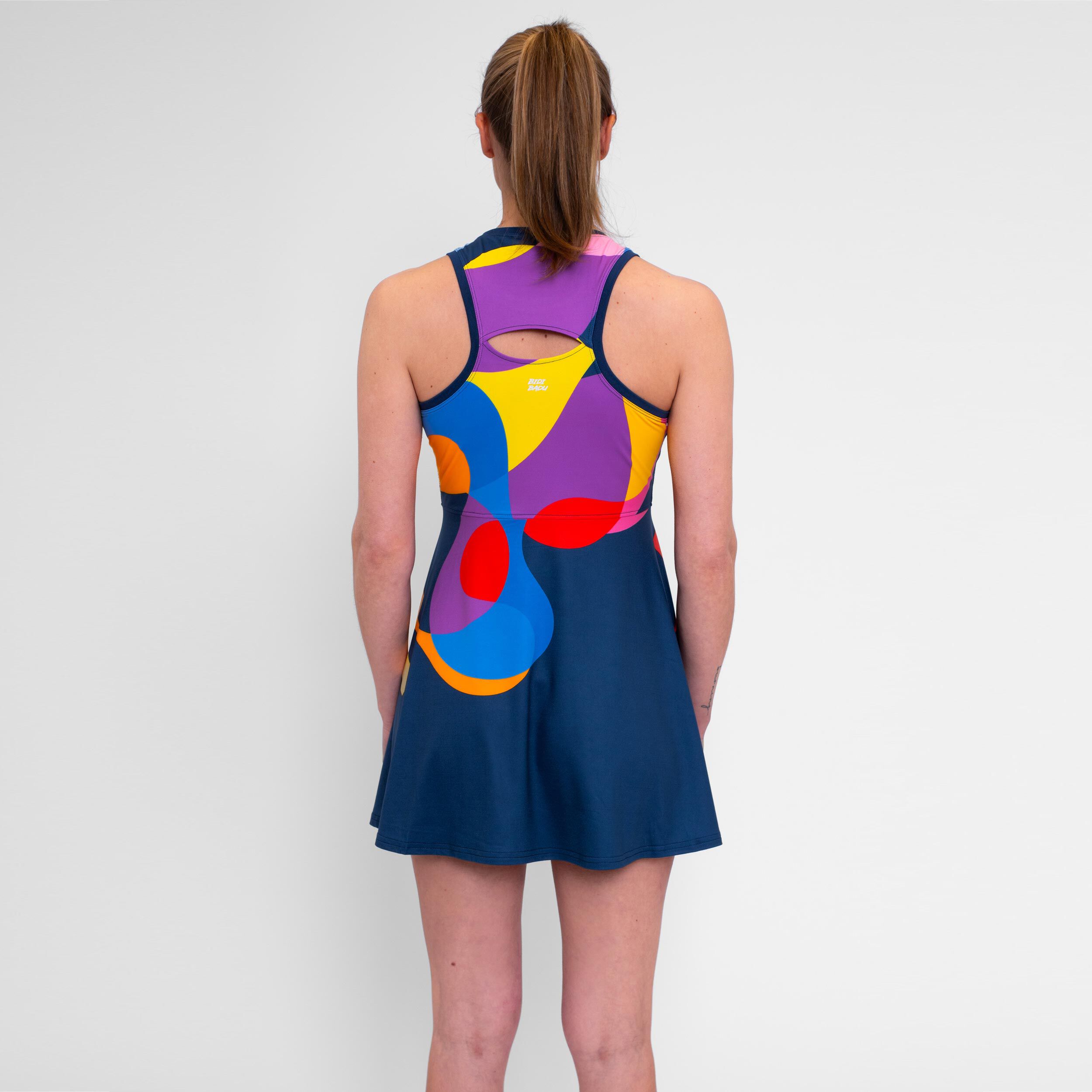 BIDI BADU Twiggy Robe Femmes - Bleu Foncé , Multicouleur