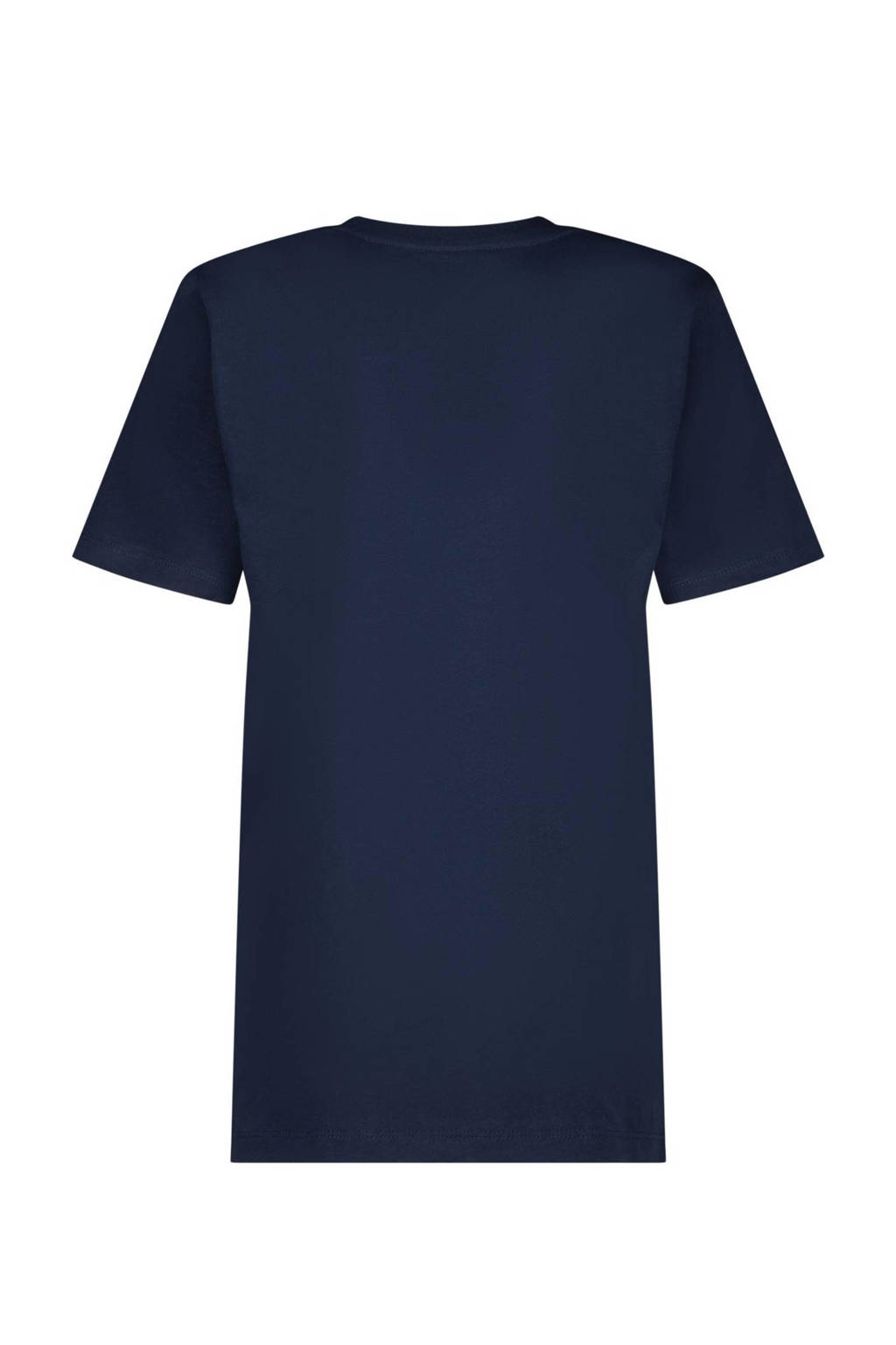 Raizzed T-shirt Hamilton met logo donkerblauw