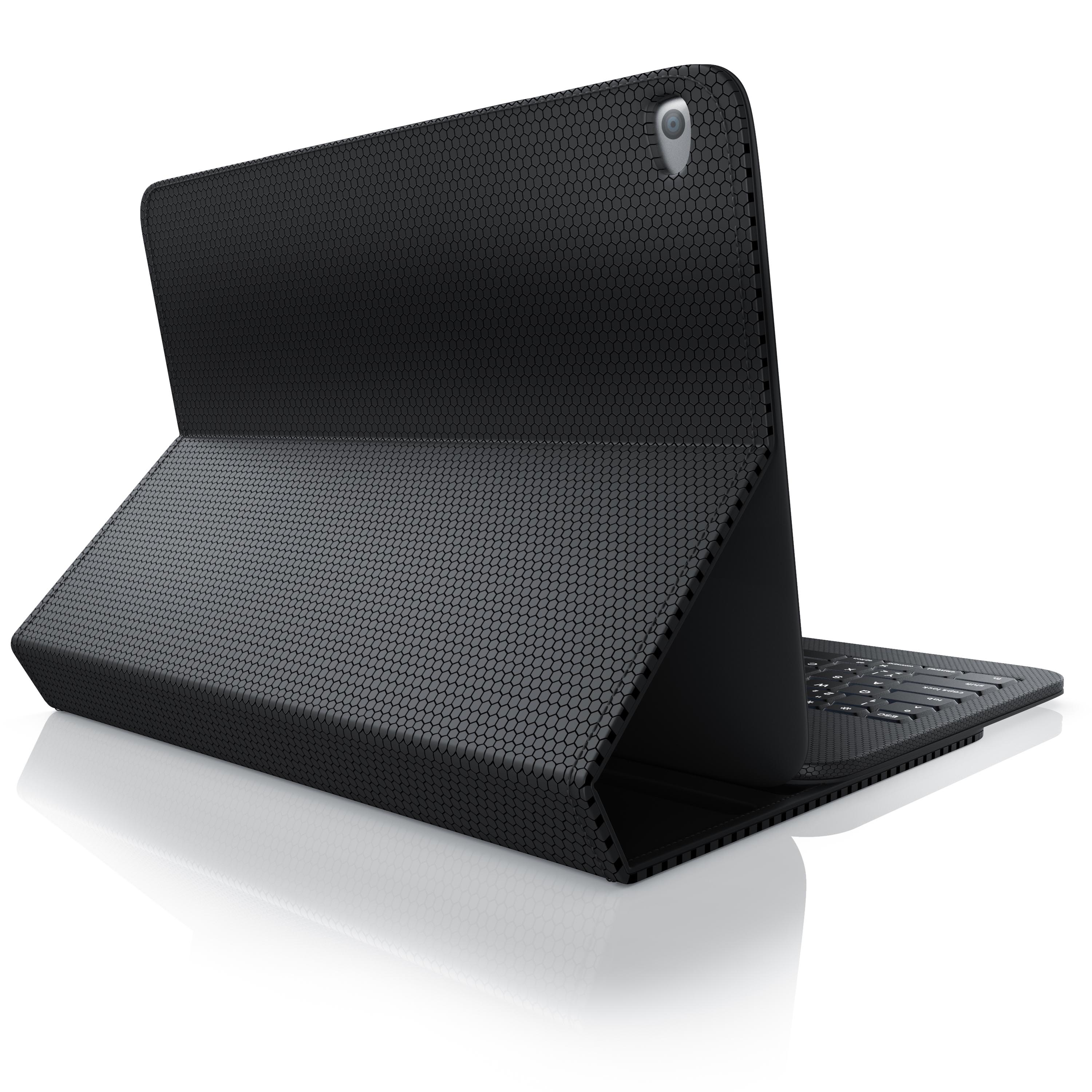 Aplic Tablet Bluetooth Tastatur mit Kunststoffcase für Apple iPad 9.7 Funktionstasten / QWERTZ