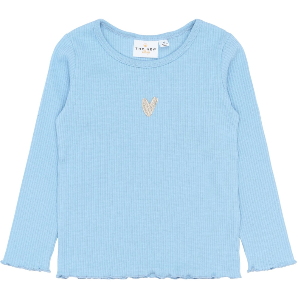 Køb THE NEW Siblings Forever Blue Tnstrianna L_S Rib Tee