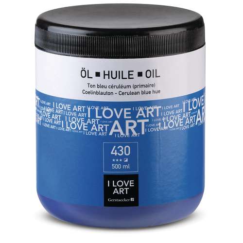 I LOVE ART Ölfarbe