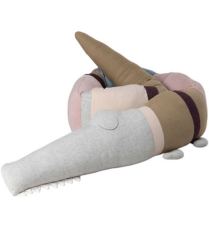 Sebra Kissen - Stickat - 190 cm - Sleepy Croc - Puderrose Mix