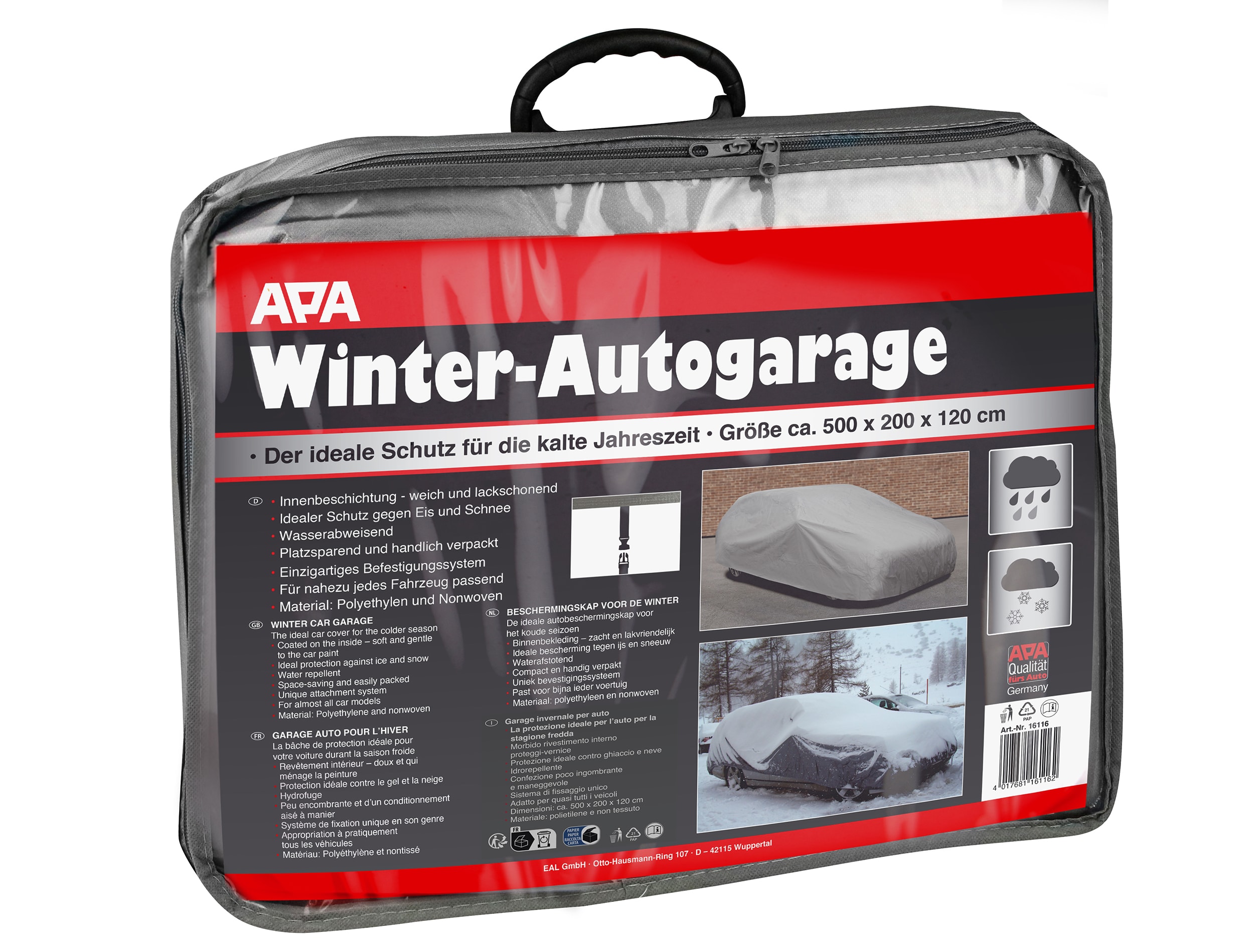 APA Auto-Wintergarage, universell, wetterfest